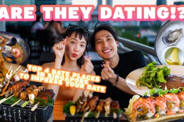 TOP 4 MUST TRY DATE NIGHT RESTAURANTS IN SINGAPORE! | Affordable & Romantic Dating Places ft Megan!