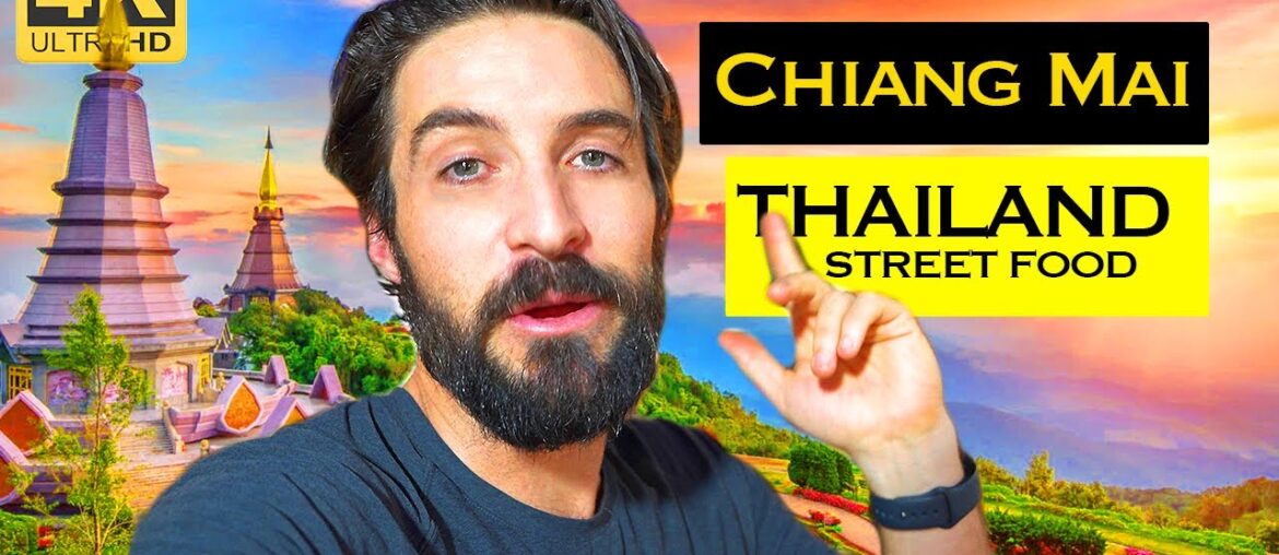 1st Day in CHIANG MAI Thailand | Insane Street Food, Vibrant Culture, & Police! (REAL Thai Food)