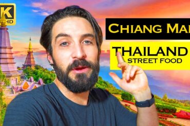 1st Day in CHIANG MAI Thailand | Insane Street Food, Vibrant Culture, & Police! (REAL Thai Food)
