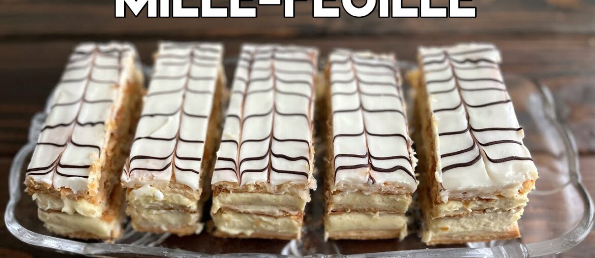 Step By Step Mille-Feuille Recipe | Simple Mille Feuille | French Mille-Feuille | Millefeuille