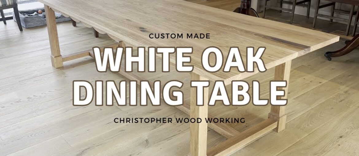White Oak Dining Table Build White Oak Dining Table Build