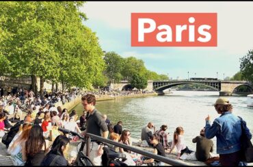 Paris France - HDR walking in Paris - Hot Parisiennes outdoor - 4K HDR 60 fps