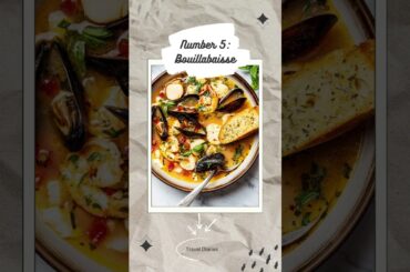 Decadent Delights: Top 10 Must-Try Foods in France | Travel Diaries #Shorts