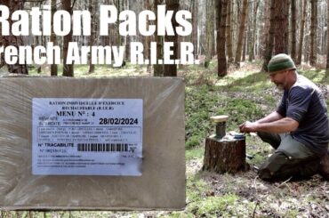 Military Ration Packs - French Army 8hr RIER Exercise Ration, Menu 4.  Pork with Lentils.