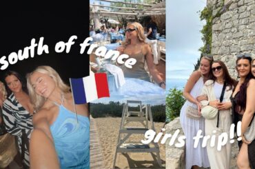 GIRLS TRIP VLOG | South of France - visiting Cannes, Eze, St Tropez & lots of wine in the sun