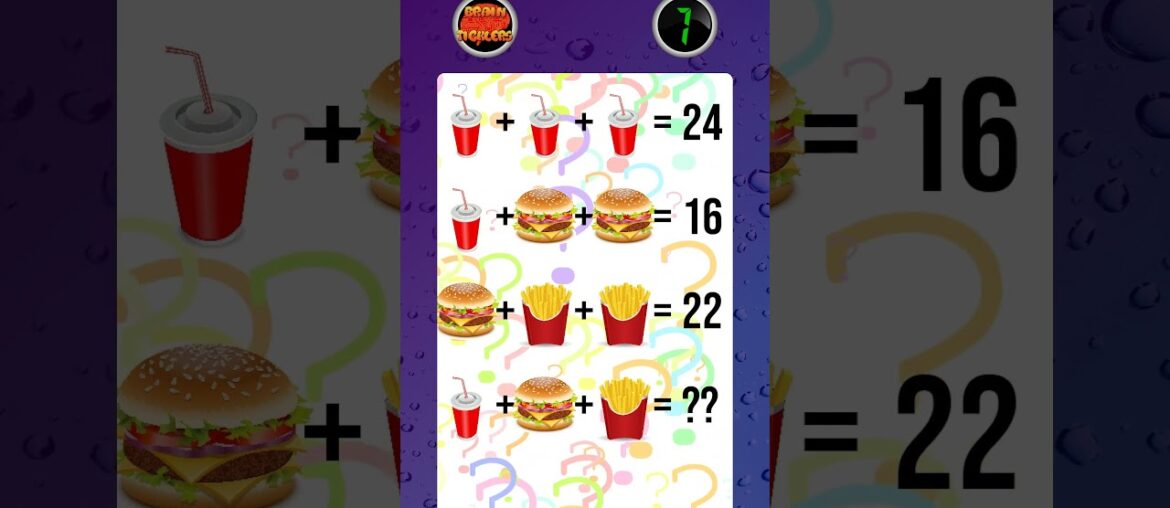 brainticklers How Much is the Order? #puzzle #puzzlegame #braingames brainticklers How Much is the Order? #puzzle #puzzlegame #braingames
