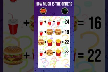 brainticklers How Much is the Order? #puzzle #puzzlegame #braingames
