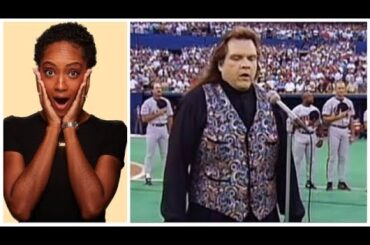 FIRST TIME REACTING TO | Meat Loaf singing The US National Anthem