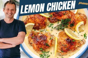Delicious Provence-Style Garlic Lemon Chicken Recipe