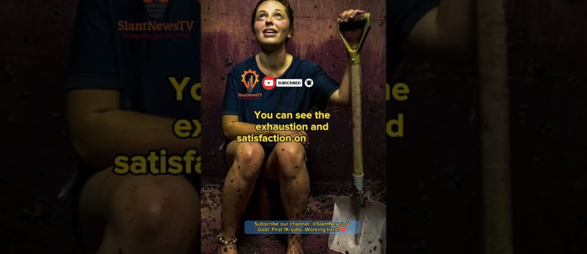 Errazuriz Wine Photographer of the Year: Girl After Emptying a Tank at the End of the Fermentation