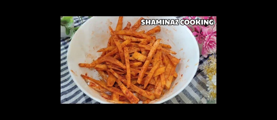 New Style French Fries Recipe | French Fries | Easy And Tasty | SHAMINAZ COOKING #recipe