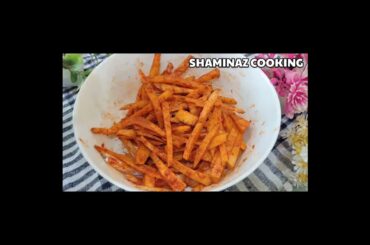 New Style French Fries Recipe | French Fries | Easy And Tasty | SHAMINAZ COOKING #recipe