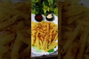 French fries recipe|Crispy masala french fries #shorts #youtubeshorts #frenchfries