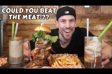 UNIQUE "YAK" BURGER CHALLENGE IN ETNA WYOMING W/@JoelHansen AT JACZ DRIVE-IN | MAN VS FOOD