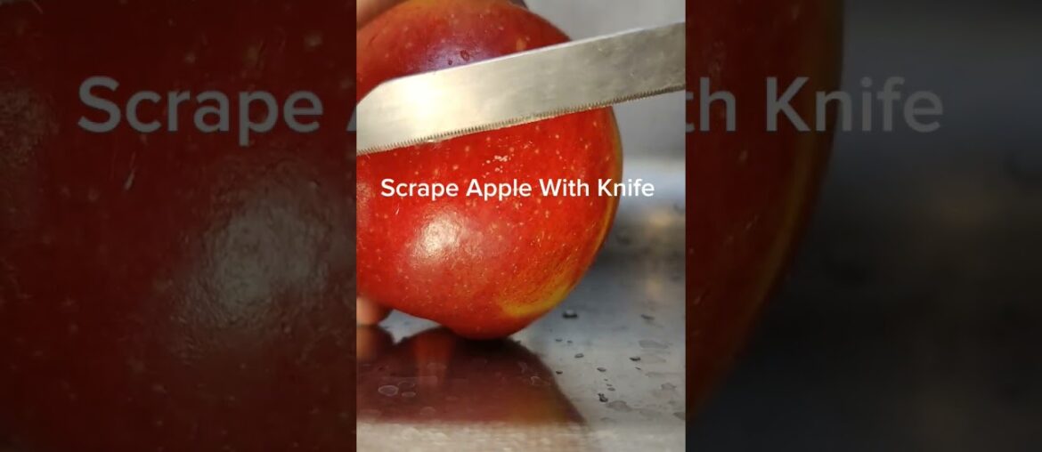 Wax On Apples - Kitchen Hacks #1 #food #apple #gourmet #lifehacks #foryou #hack #subscribe #like