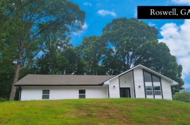MUST SEE- STUNNINH RANCH HOME FOR SALE IN ROSWELL, GA - 4 Bedrooms - 3.5 Bathrooms