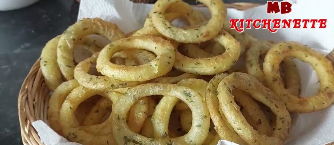 Easy Potato Rings Recipes ! Crispy French Fries ! Potato Recipes ! Potato Snack | For delicious day