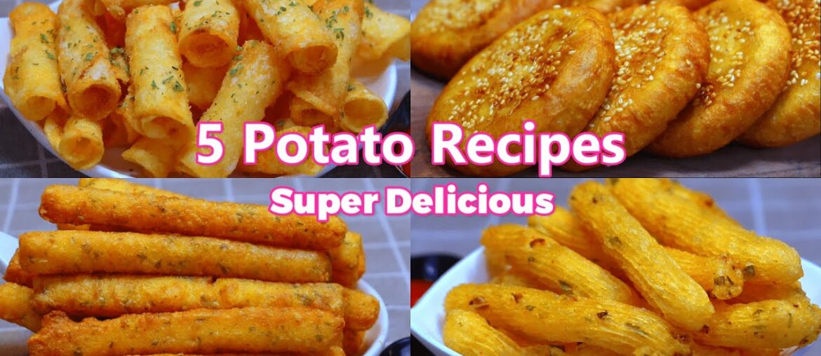 5 Amazing Potato Recipes! Collection! French Fries! Potato Snacks!
