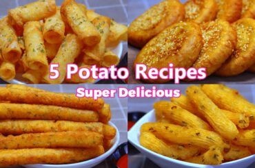 5 Amazing Potato Recipes! Collection! French Fries! Potato Snacks!