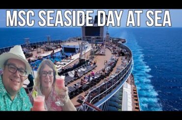 Relaxing Day at Sea on the MSC Seaside / Pools, Slides, Activities, Food, Shows and More / Day# 4