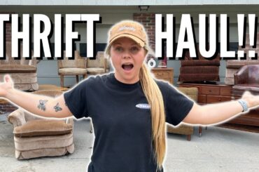 MY BEST THRIFT FINDS EVER | 5 Thrifting Tips for BIGGER Furniture Flipping Profits
