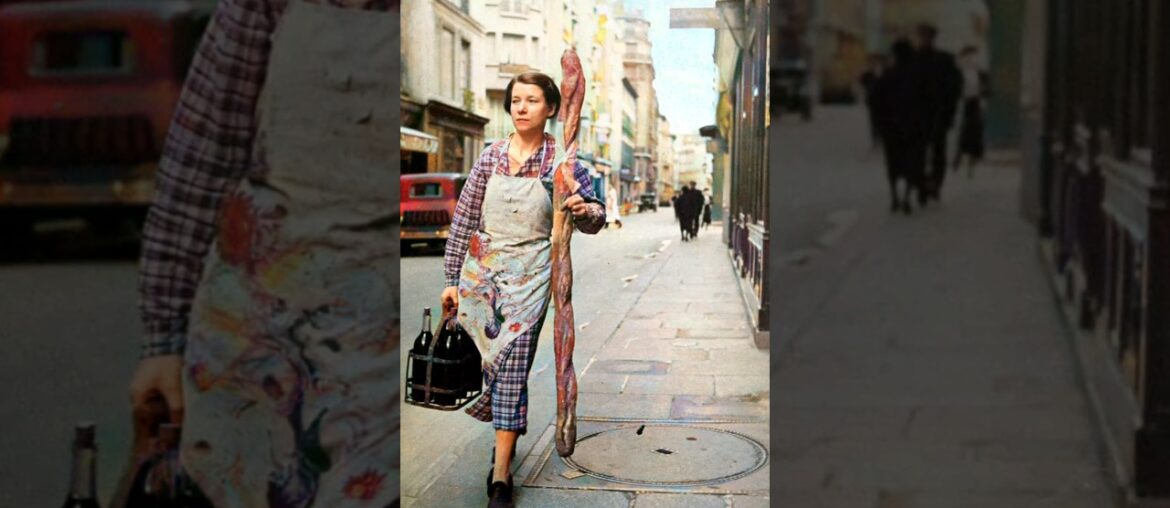 A Woman with her Baguette and Wine (1945)