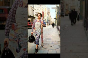 A Woman with her Baguette and Wine (1945)