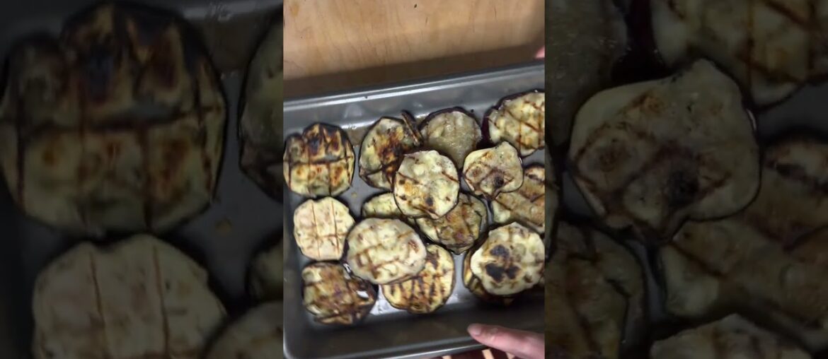 Marinated Grilled Eggplant with Mint Marinated Grilled Eggplant with Mint