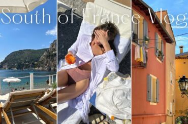 VLOG: visiting the South of France, day trips from Nice, etc!