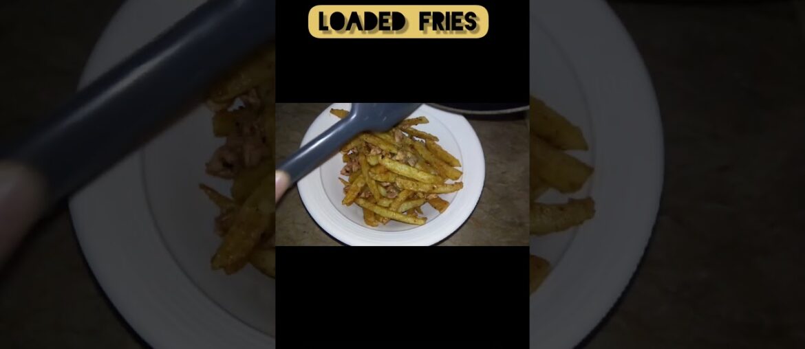 Chicken and Cheese Loaded Fries | Easy and Quick Recipe | Without Oven | French Fries Chicken and Cheese Loaded Fries | Easy and Quick Recipe | Without Oven | French Fries