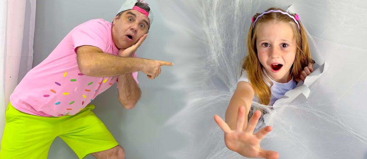 Nastya and Dad found a secret room