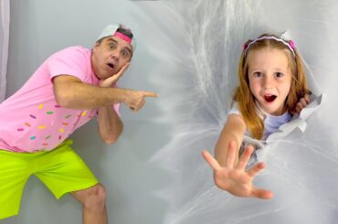 Nastya and Dad found a secret room