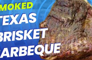 HOMEMADE SMOKED TEXAS BRISKET RECIPE | STEAK BARBECUE MAKING