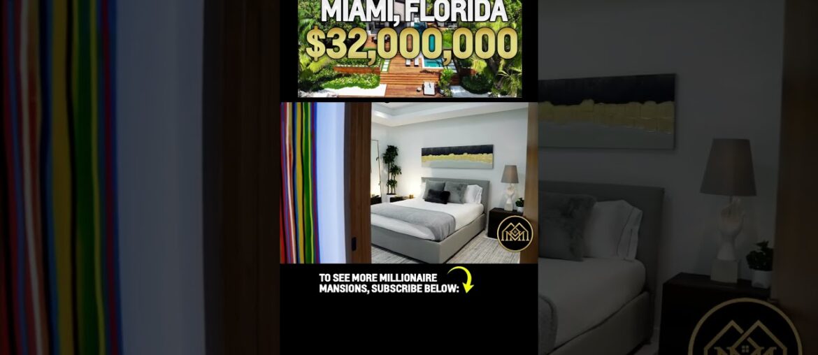 Miami's $32 Million Mansion – Ultimate Waterfront Residence! #luxurylifestyle #shorts #luxuryhomes Miami's $32 Million Mansion - Ultimate Waterfront Residence! #luxurylifestyle #shorts #luxuryhomes