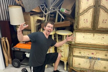 800 Miles for THE BEST Abandoned Storage Unit! Vintage French Country! - Treasure Boy Ep. 14