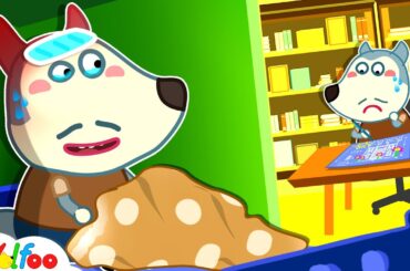 Daddy Got Sick!!! - Wolfoo Kids Stories About Family @wolfoofamilyofficial