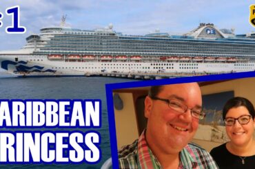 Caribbean Princess Pt.1 - Embarkation, Balcony Cabin Tour, Casino Party, Strike Out Game, Karaoke