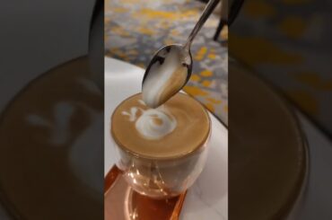 Cappuccino coffee | Latte art | Swan | Sweetness