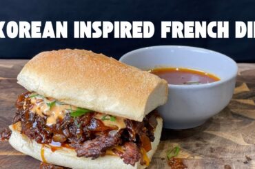 Korean Inspired French Dip Sandwich