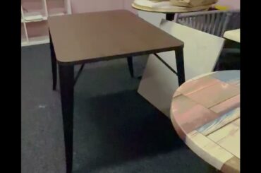 Tolix French Bistro Industrial Rectangle Table