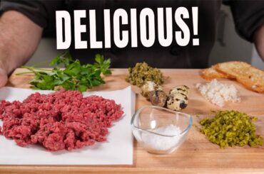 Making Beef Tartare like a Pro Chef!