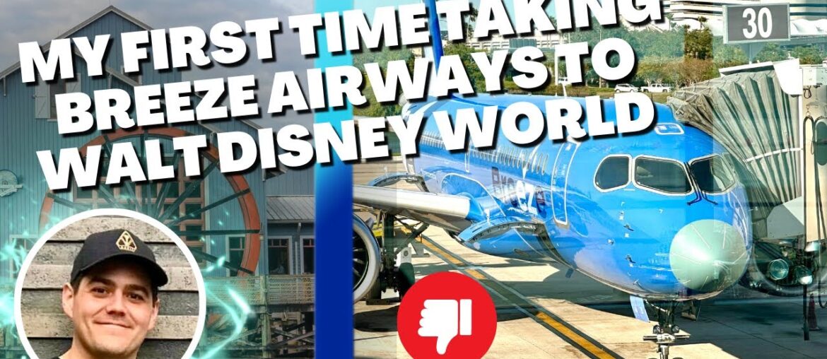 My Experience Using Breeze Airways | WDW Port Orleans Riverside Tour My Experience Using Breeze Airways | WDW Port Orleans Riverside Tour