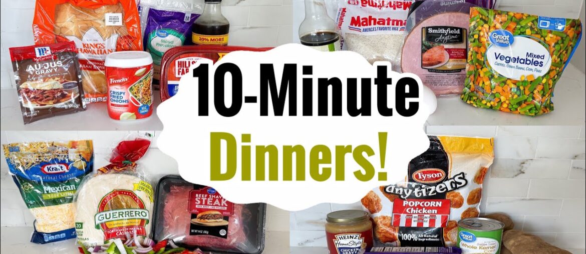 5 New & Delicious 10 Minute Dinners | Perfect For EASY Cheap Weeknight Meals! | Julia Pacheco 5 New & Delicious 10 Minute Dinners | Perfect For EASY Cheap Weeknight Meals! | Julia Pacheco