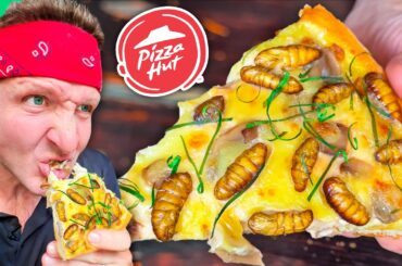 Pizza Hut Vietnam Creates Worm Pizza!! Asia’s Wildest Pizzas!!