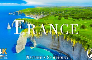 Aerial View Of FRANCE 4K - Enjoying Beautiful Nature With Relaxing Music