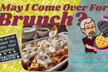 Light Cinnamon Roll French Toast Casserole | Great Breakfast or Dessert | Fits Any Weight-Loss Plan