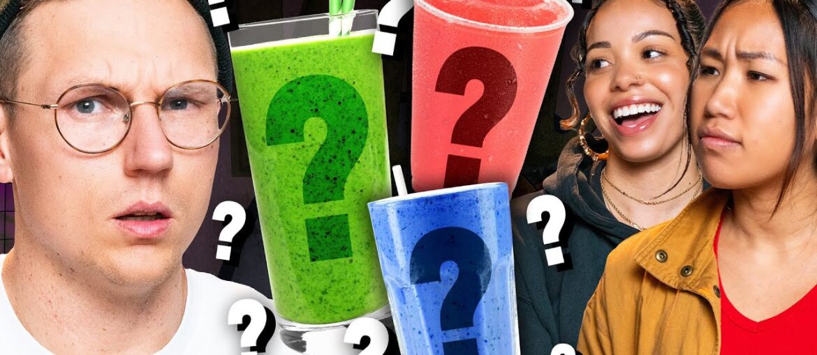 Can We Guess What's In The Mystery Smoothies? Can We Guess What's In The Mystery Smoothies?