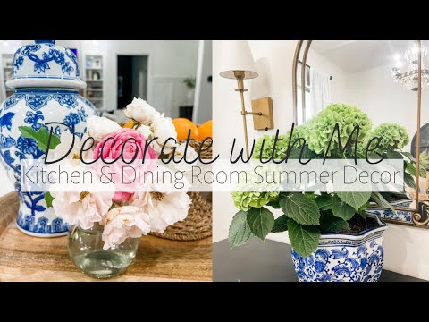 EARLY SUMMER DECORATE WITH ME!! Blue & White decor! EARLY SUMMER DECORATE WITH ME!! Blue & White decor!