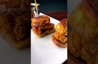 French Toast Chicken Sandwich #shorts #food #frenchtoast