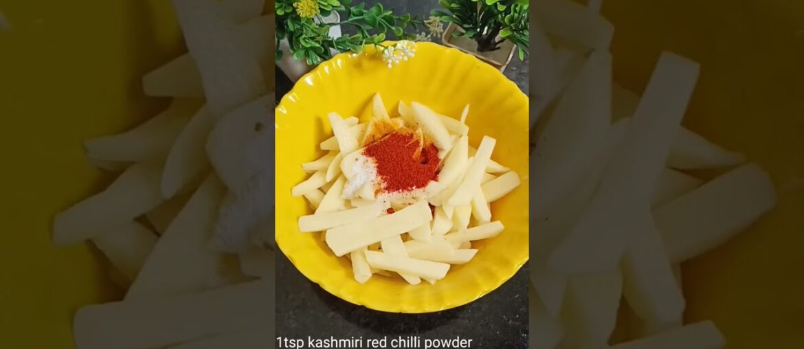 Homemade french fries Recipe| Easy snack Recipe|potatoes Recipe| crispy masala french fries|